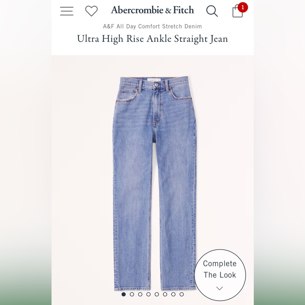 ultra high rise ankle straight